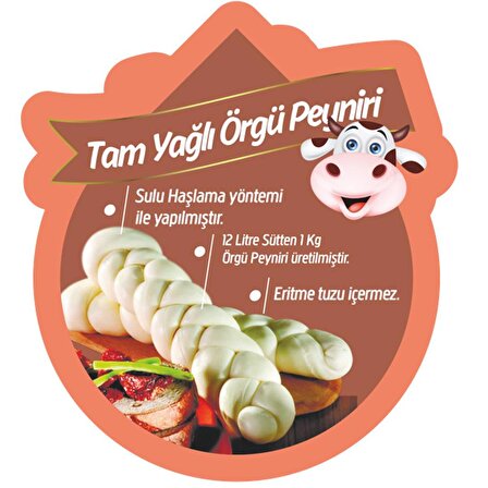 Tam Yağlı Örgü Peyniri 500 Gr