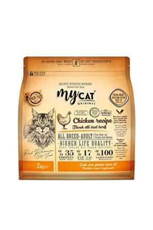 My Cat Mycat %70 Tahılsız Tavuk Etli Özel Tarif (2kg)all Breed-tüm Irklar Için Kedi Maması