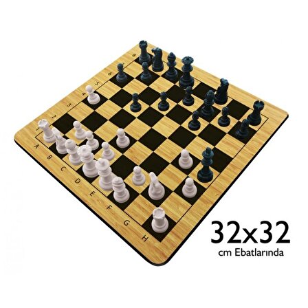 Satranç Redka Ahşap Satranç Akıl Oyunları Lisanslı Ürün