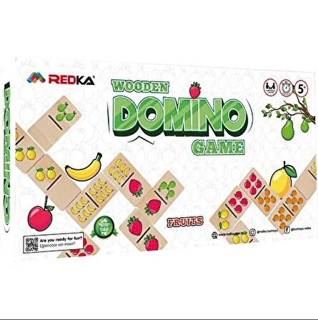 Redka Ahşap Domino : Meyveler