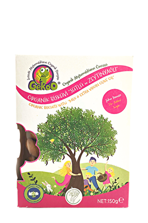 Gekoo Organik Sütlü Çocuk Bisküvisi 150g
