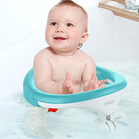 BabyJem Yandan Açılır Banyo & Mama Oturağı Turkuaz