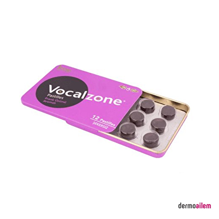 Vocalzone Frenk Üzüm Şekersiz 12 Takviye Edici Gıda