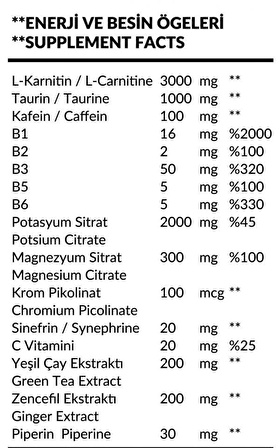 Powertech Thermotech Limon Aromalı Kapsül 1000 ml