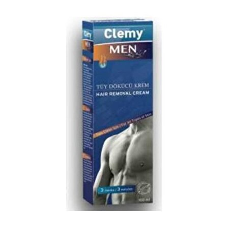 Clemy New Men Tüy Dökücü Krem 100 Ml. (Erkek - Tüm Ciltler İçin)