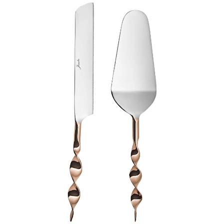 JUMBO PASTA SERVİS QE2594B ROSE GOLD