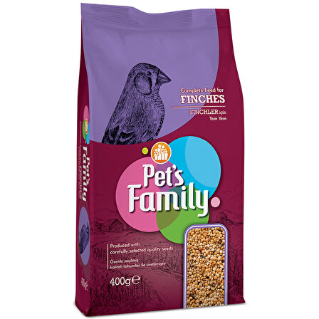 Pets Family Tohum 400 Gr Finch Kuşu Yemi 