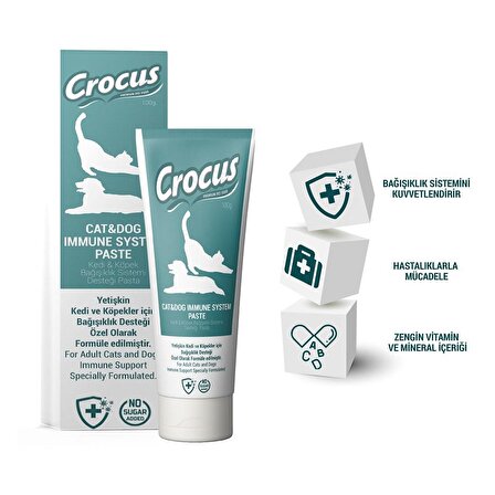 Crocus Yavru - Yetişkin Bağışıklık Sistemi Desteklendirici C Vitamini Macun 100 gr 