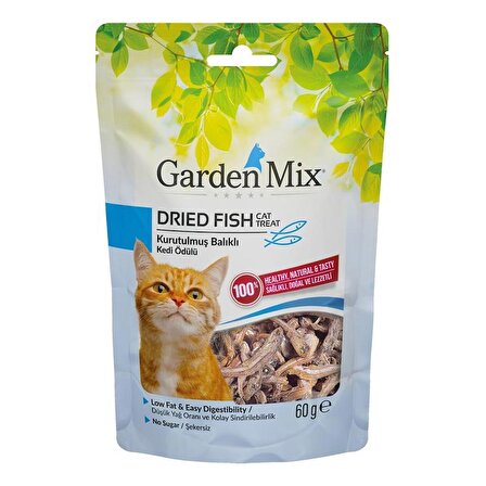 Garden Mix Kurutulmuş Balıklı Kedi Ödülü 60 Gr