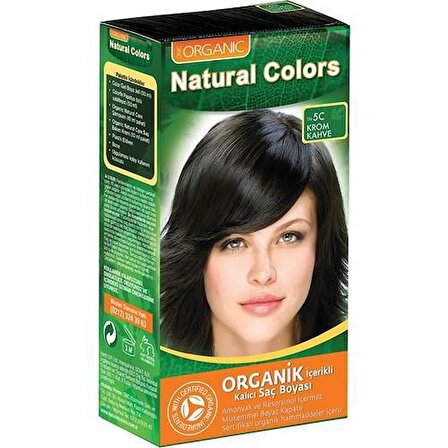 Organic Natural Colors Saç Boyası 5C Krom Kahve-Küllü Kahve