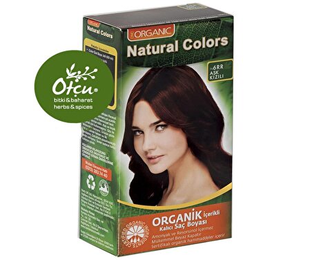 Natural Colors 6Rr Alev Kızılı Organik Saç Boyası
