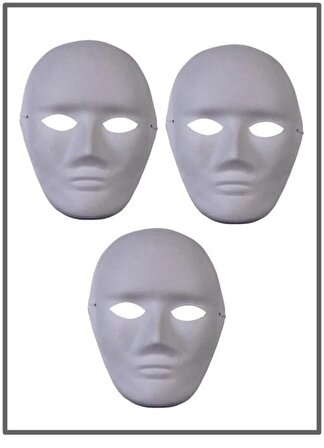 Erbay Boyanabilir Maske Lastikli 3 adet