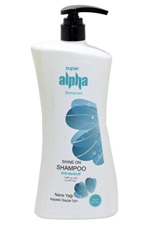 Super Alpha Kepekli Saçlar İçin Şampuan Nane Yağı 900gr