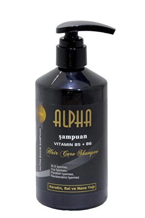 Alpha Keratin, Bal Ve Nane Yağı Şampuan 500gr