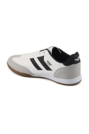Jump 18089 Beyaz - Siyah Halı Saha Krampon Salon Futbol Ayakkabısı