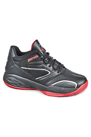 Jump 27722 Erkek Basket Ayakkabı Siyah/kırmızı