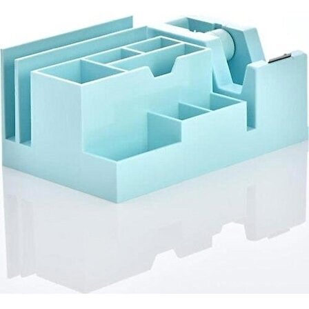 Ops Masa Seti Kalemlik Bant Makinalı Plastik Pastel Mavi Klm 301
