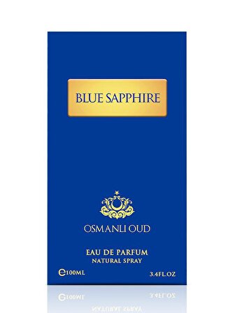 Osmanlı Oud 4082 Blue Sapphire Edp 100 ML Odunsu Oryantal Kadın Erkek Parfümü 