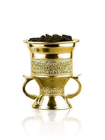 Osmanlı Oud 4097 Altın Renkli Brülör Tütsü Buhur Yakıcı