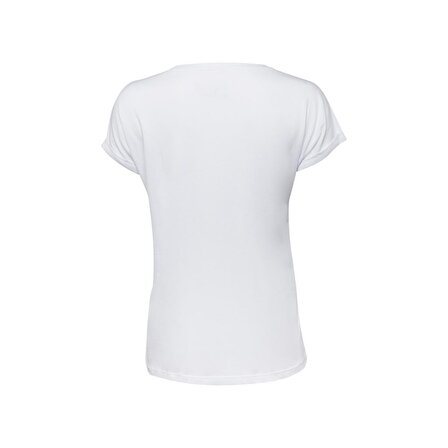 Anemoss Martı Beyaz Kadın T-Shirt Beyaz-L