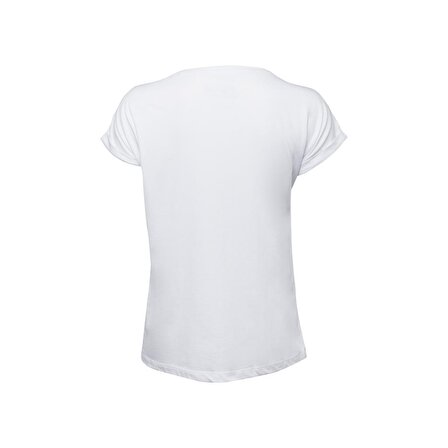 Anemoss Rota Beyaz Kadın T-Shirt Beyaz-S