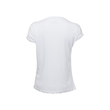 Anemoss Fenerci Kız Beyaz Kadın T-Shirt Beyaz-S