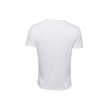 Anemoss Kaptan Balık Erkek T-Shirt Beyaz-S
