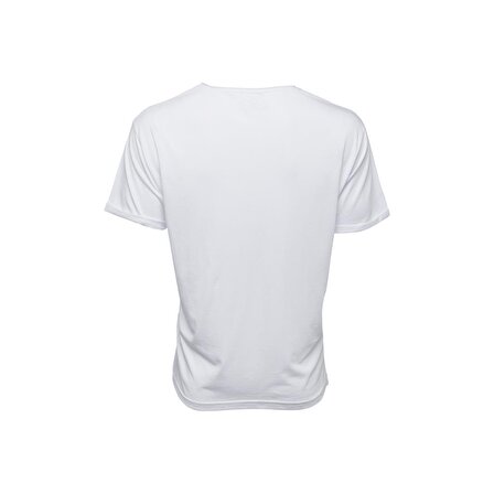 Anemoss Akvaryum Erkek T-Shirt Beyaz-S