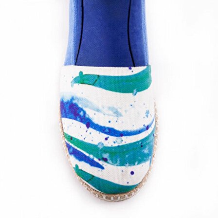 Anemoss Dalga Kadın Ayakkabı Mavi-37