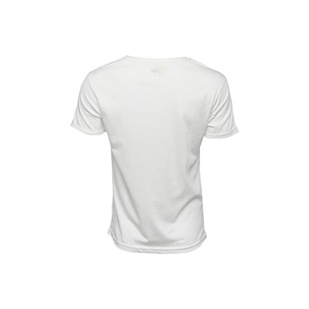 Biggdesign Faces Lucky Erkek T-Shirt Beyaz-M
