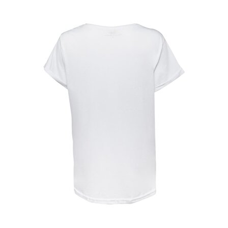 Biggdesign Faces Lucky Kadın T-Shirt Beyaz-S