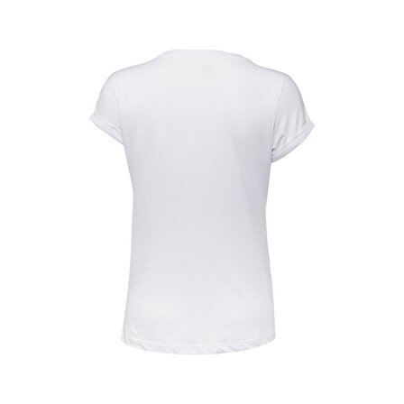 Biggdesign Pistachio Çizgili Kadın T-Shirt Beyaz-M
