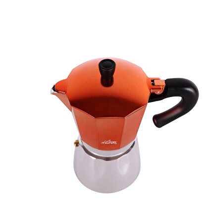Any Morning Hes-6 Espresso Kahve Makinesi Alüminyum Moka Pot 240 Ml Bakır