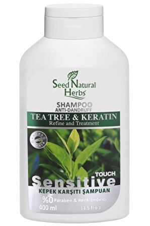 Seed Natural Herbs  Çay Ağacı & Keratin Kepek Karşıtı Şampuan 400 ML