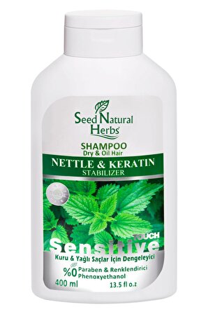Seed Natural Herbs Isırgan Otu & Keratin Şampuan 400 ml