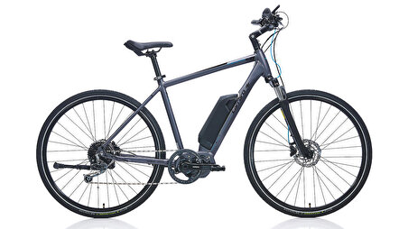 Carraro E-Sportive 6.1 510H 28" 9-V HD Mat Antrasit-Siyah-Mavi Elektrikli Trekking Bisiklet