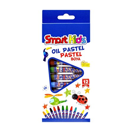 Smart Kıds 3557 Pastel Boya 12 Renk – 12 Li Paket