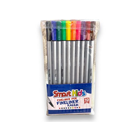 Smart Kıds 3563 Fınelıner Kalem 10 Renk Pvc Paket