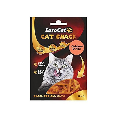 EuroCat Cat Snack Nane - Tavuklu Granül Yetişkin Kedi Ödülü 50 g 