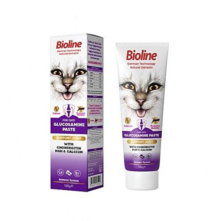 Bioline Glucosamine Paste Cat Kedi Macun 100 Gr
