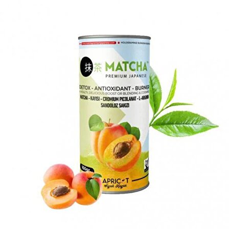 Matcha Kayısı Aromalı L-Carnitine Detox Çayı