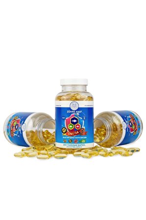 Omega 3 Balık Yağı - 200 Kapsül (1300 Mg)