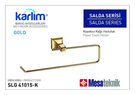 Karlim® Salda Serisi Kapaksız Kağıt Havluluk - Gold Kaplama