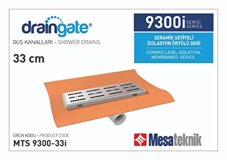 Mesateknik Draingate® Seramik Seviyeli İzolasyon Örtülü Serisi MTS 9300 33İ