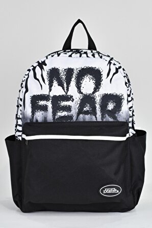 No Fear 2'li Unisex Okul Seti Okul Çantası ve Kalemlik Siyah 03574