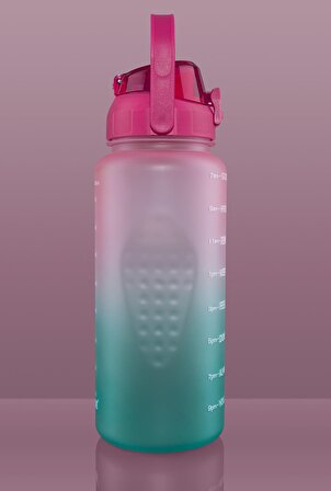 Walke Bottle 2.200 ml Motivasyonel Su Matarası Su Şişesi Suluk
