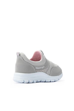 Slazenger EVA Sneaker Kız Çocuk Ayakkabı Gri / Pembe