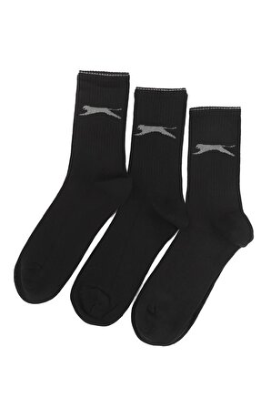 Slazenger JAGO 3 lü Erkek Çorap Siyah
