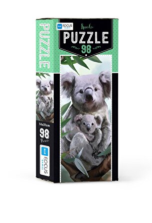 Blue Focus Koala 7+ Yaş Büyük Boy Puzzle 98 Parça