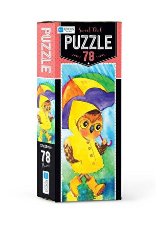 Blue Focus Sweet Owl 15+ Yaş Orta Boy Puzzle 78 Parça